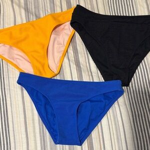 Xhilaration/Shein/ Shade Shore Bottoms Set - Black, Blue, Yellow